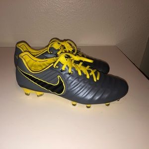 Nike Tiempo Legend VII Elite FG Soccer Cleats Dark Grey AH7238-070 M Sz 5 W 6.5